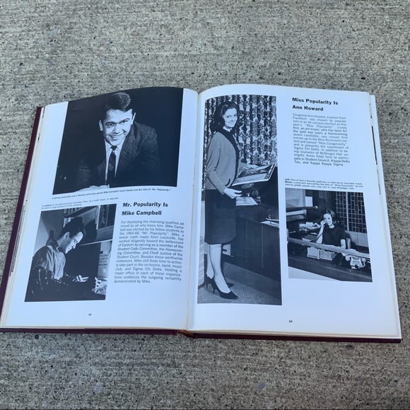 Eastern Kentucky University 1966 Milestone Yearbook Vol 43 Hardcover Retro - Picture 12 of 13